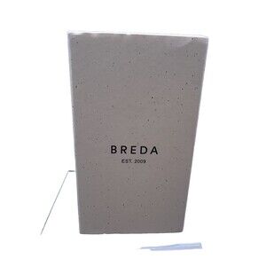 New Breda Womens Gold Silver Two Tone Square Dial Bracelet Relic Watch